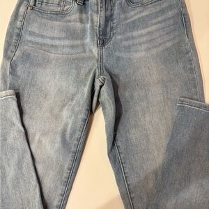 DG2 Diane Gilman Light Blue Denim Cropped Jeans Size 6P